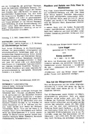 Was hat der Bürgerverein geleistet?