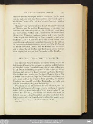 Fünfundzwanzigstes Kapitel