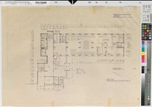 Arnsberg, Bezirksregierung, Hauptgebäude, Seibertzstr. 1., Erdgeschoss, Grundriss