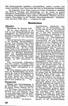 Staatssekretär Dr. Hermann Geib [Allgemeines]