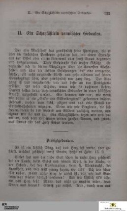 2. Schatzkästlein vermischter Gedanken