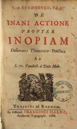 De inani actione propter inopiam