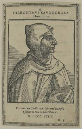 Bildnis des Gerolamo Savonarola
