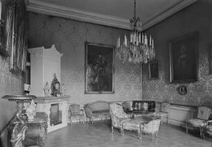 Lachsroter Salon : Dresden, Residenzschloss, Westflügel, Lachsroter Salon, Ansicht