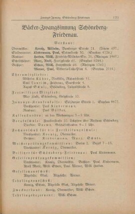 Bäcker-Zwangsinnung Schöneberg-Friedenau