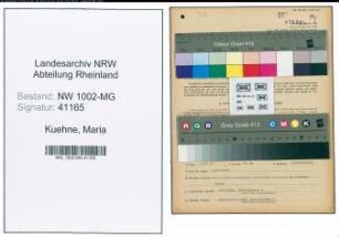 Entnazifizierung Maria Kuehne , geb. 13.11.1914 (Dolmetscherin)