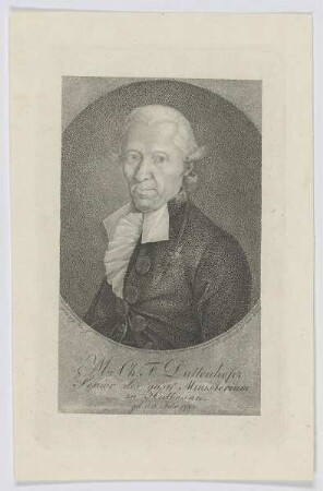 Bildnis des Ch. F. Duttenhofer