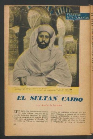 El sultán caído : Viñetas musalmanas