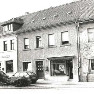 Colditz, Badergasse 24. Wohnhaus (2.H.19.Jh.). Straßenansicht