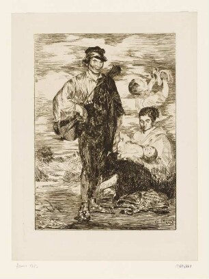 Familie im Freien, aus: "Edouard Manet: eaux-fortes"