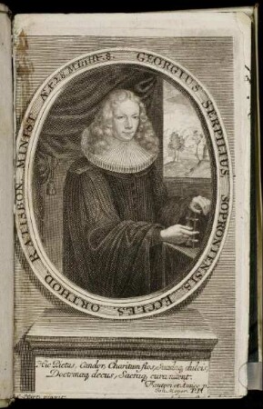 Portr. von "Georgius Serpilius ..."