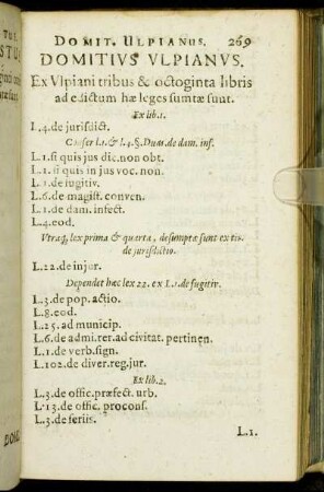 Domitius Ulpianus.