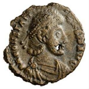 Münze, Aes 4, 355 - 361 n. Chr.