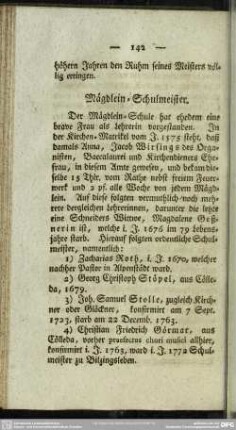 Mägdlein-Schulmeister