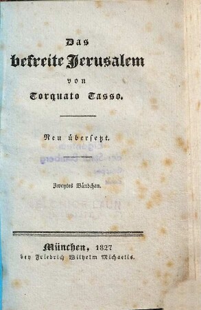 Das befreite Jerusalem, 2