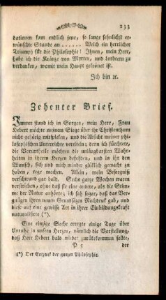 Zehenter Brief