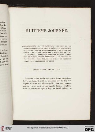 Huitième journée