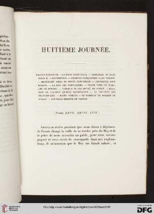 Huitième journée