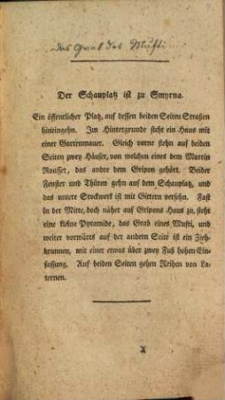 Operetten, 1. Das Gras des Mufti