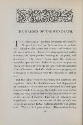 The masque of the red death