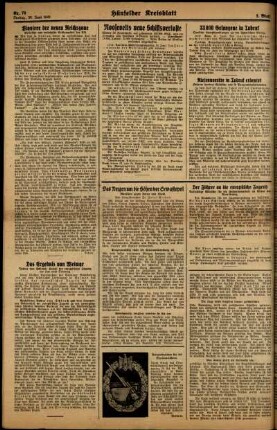 Zweite Ausgabe vom Montag, den 29. Juni 1942.