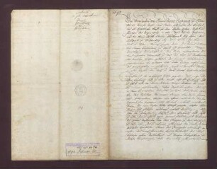 Kurfürst Clemens Joseph von Köln ratifiziert den Vertrag mit Kurpfalz über die Behandlung von Deserteuren.