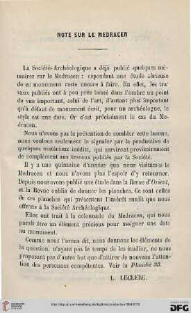 Note sur le Medracen