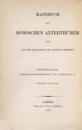 Römische Staatsverwaltung, 2