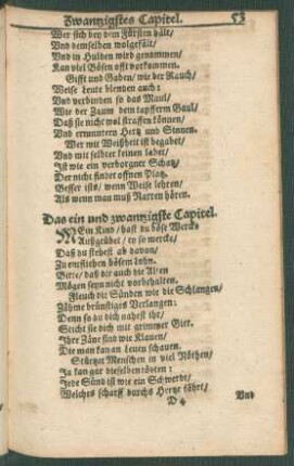 Das ein und zwantzigste Capitel. - Das Dreißigste Capitel.