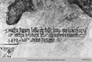 Noah mit Weinrebe - Dekoration der Südwand und der südlichen Gewölbezwickel