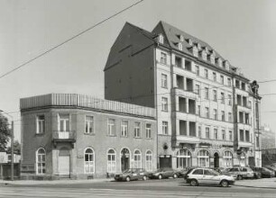 Wohn- und Geschäftshaus : Dresden-Altstadt, Wettiner Platz 8 und 10. Wohn- und Geschäftshäuser (um 1910)