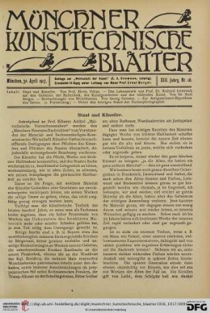 Nr. 16 (30. April 1917)