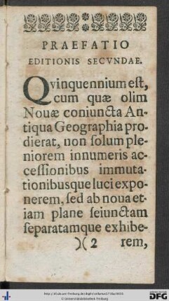 Praefatio Editionis Secundae.