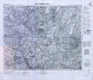 Reichskarte: Einheitsblatt 77 (1cm-Karte) Zossen-Beeskow-Lübben