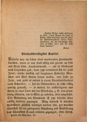 Erzählende Schriften, 20 : Ein Schneider ; 3