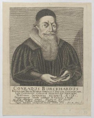 Bildnis des Conradus Burckhardus