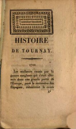 Essai chronologique pour servir a l'histoire de Tournay. 83