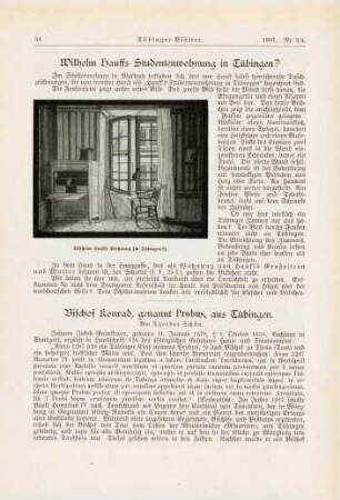 54-56 Bischof Konrad, genannt Probus, aus Tübingen