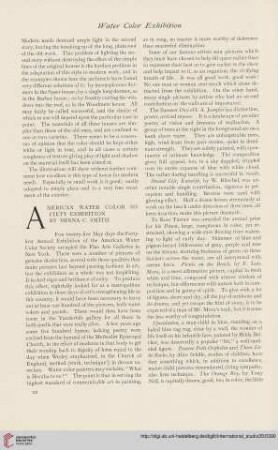 35.1908 = Nr. 138: American Water Color Society exhibition