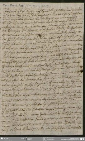 Eigenh. Brief von Sophie Bernhardi an August Wilhelm von Schlegel, Berlin, 14.10.1801