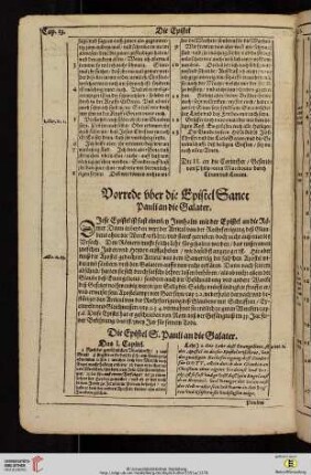 Die Epistel Sanct Pauli an die Galater