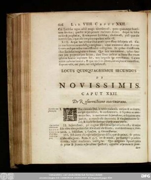 Caput XXII. De Resurrectione mortuorum.