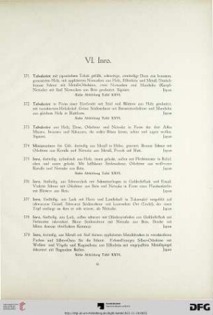 VI. Inro (Nr. 371-402)