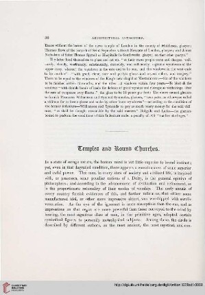 Temples and Round Churches