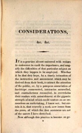 Considerations on the policy of renewing the exclusive privileges of the East India Company