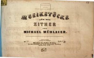 Defilir-Marsch : für Zither : Op. 31