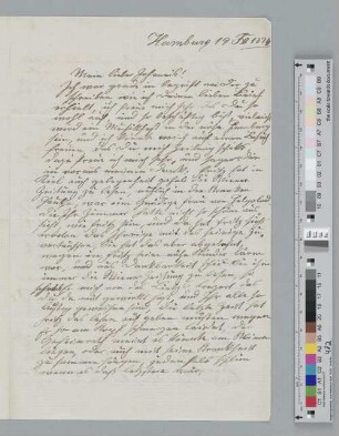 Brief an Johannes Brahms