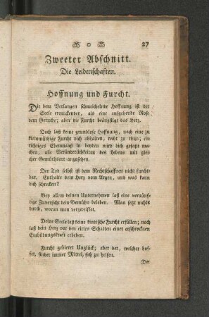 Zweeter Abschnitt.