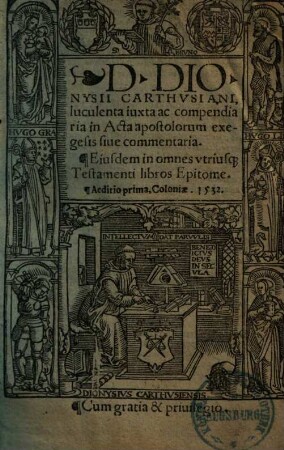 Luculenta juxta ac compendiaria in Acta apostolorum exegesis sive commentaria