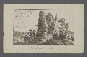 Der Hibigenstein am Harz.